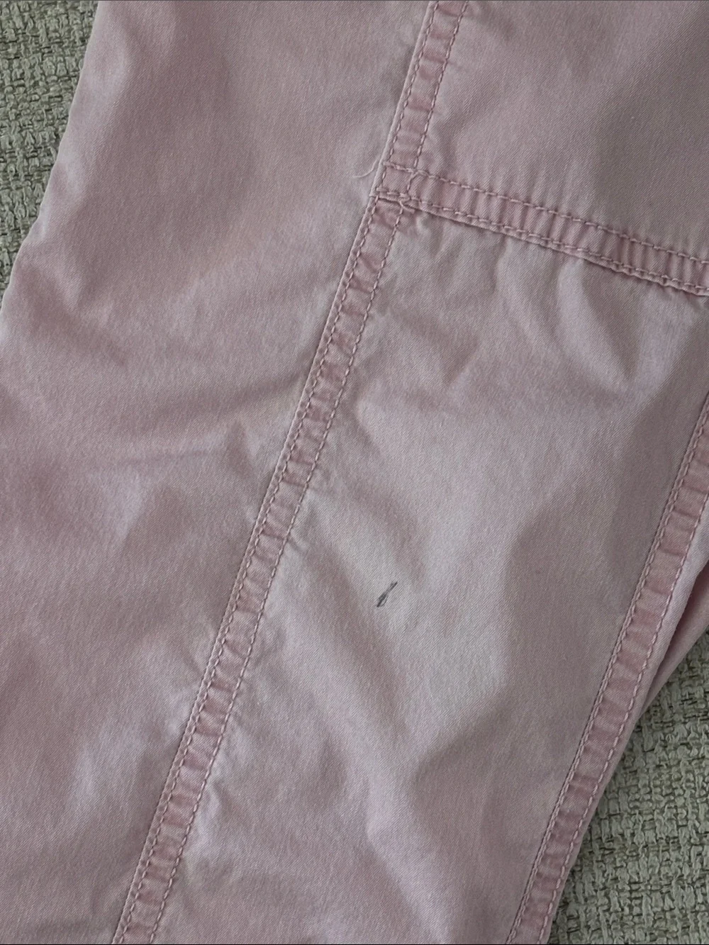 abercrombie kids light pink cargo jogger pants
